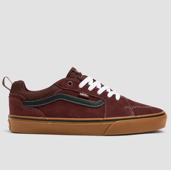 VANS | Filmore Skate Shoes in Suede/ Mesh in Chocolate/ Gum - Picture 1 of 9